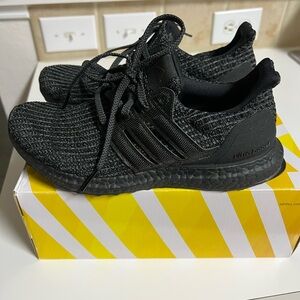 Adidas ultra boost black sneakers